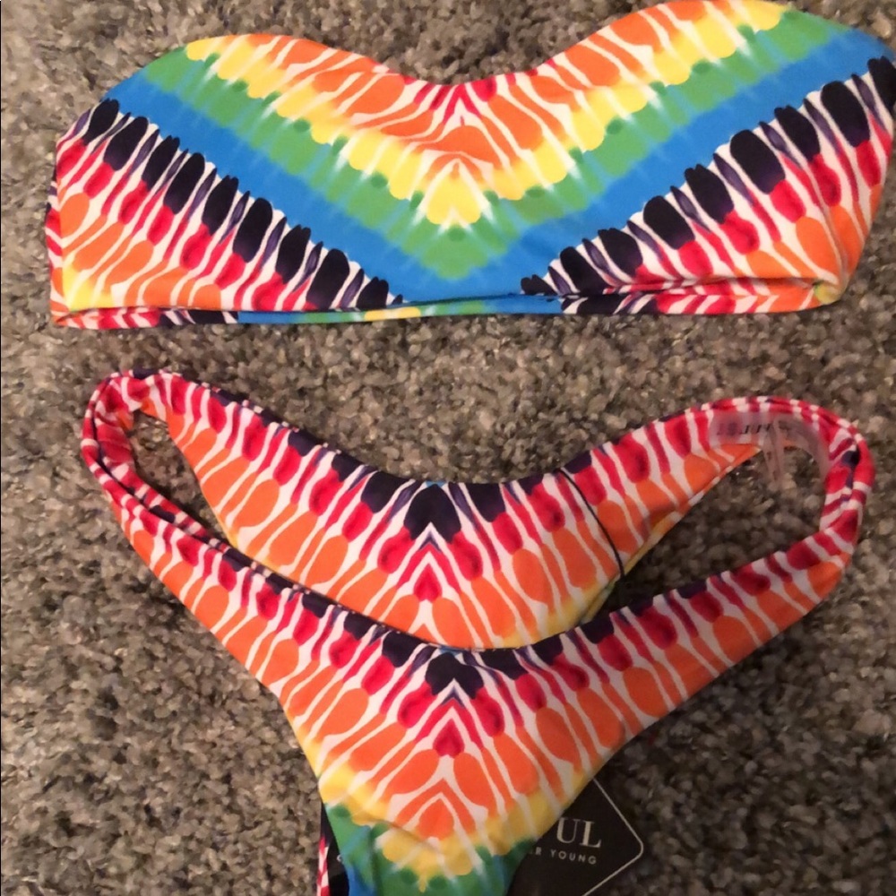 Rainbow bikini